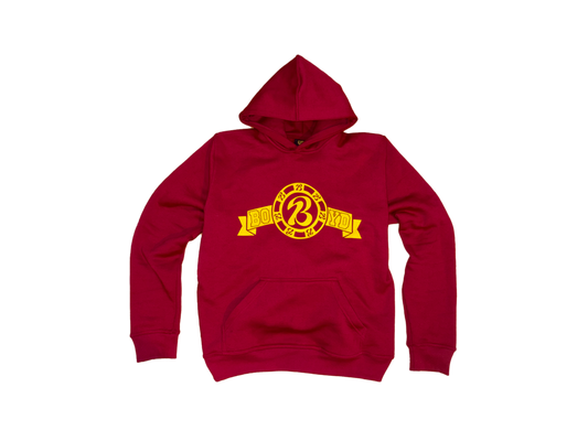 RIBBON HOODIE (MAROON)